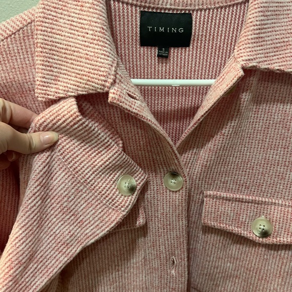 Small, Pink Shacket. - Picture 7 of 9